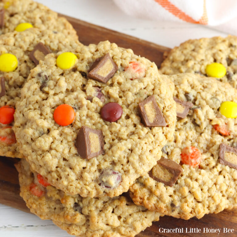 Reese’s Pieces Monster Cookies