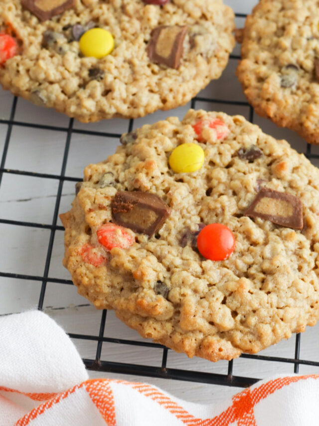 Reese’s Pieces Monster Cookies