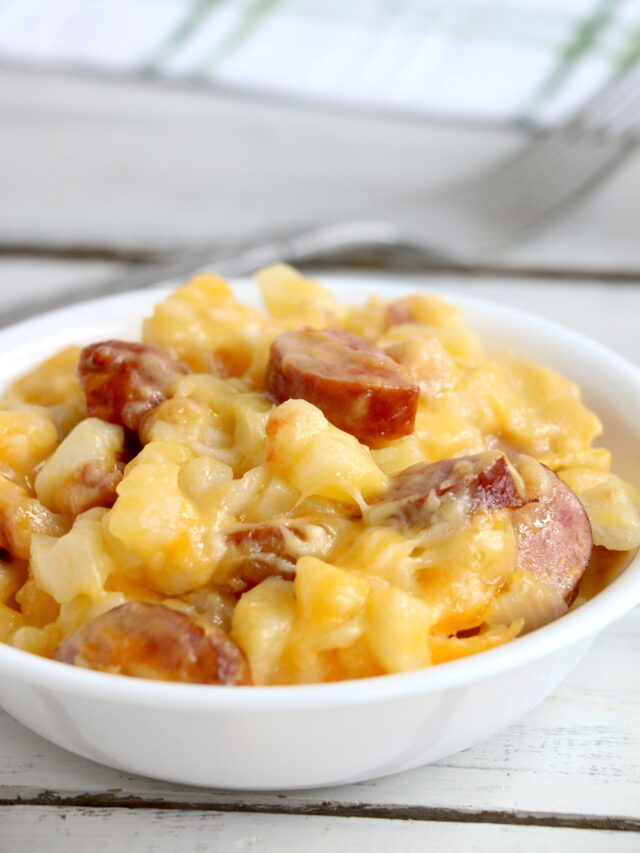 Slow Cooker Sausage and Potato Casserole Graceful Little Honey Bee