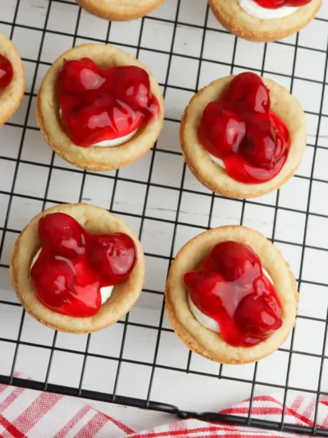 Mini Cherry Cheesecakes