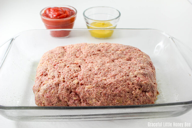 Old-Fashioned Meatloaf Recipe with Crackers - Graceful Little Honey Bee