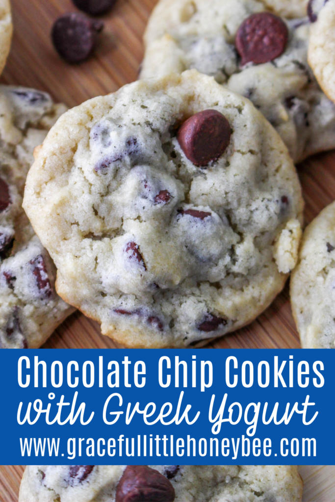 Chocolate Chip Cookies with Yogurt Graceful Little Honey Bee