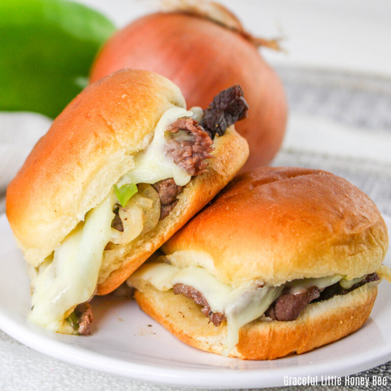 Philly Cheesesteak Sliders