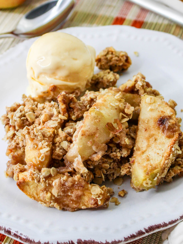 Sheet Pan Apple Crisp