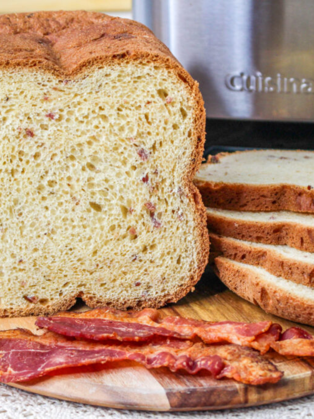 Bread Machine Bacon Cheddar Bread