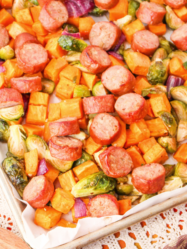 Sheet Pan Chicken Sausage and Vegetables