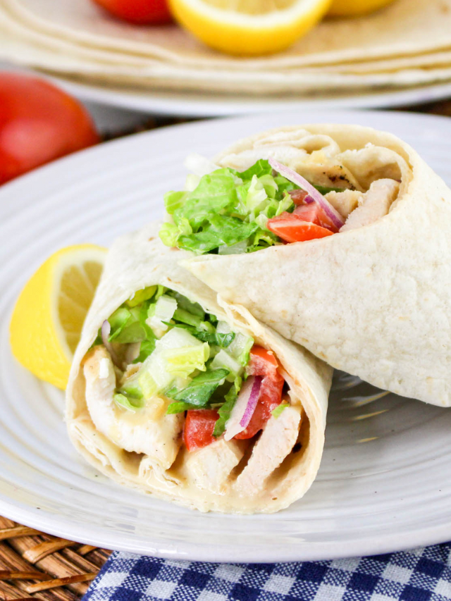 Honey Mustard Chicken Wrap