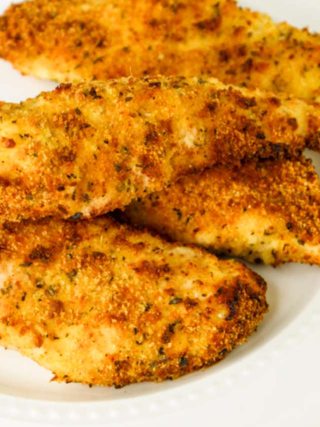 Air Fryer Parmesan Crusted Chicken