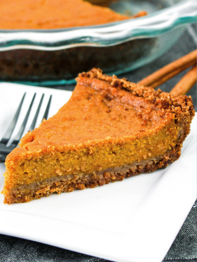 Sweet Potato Pie with Graham Cracker Crust