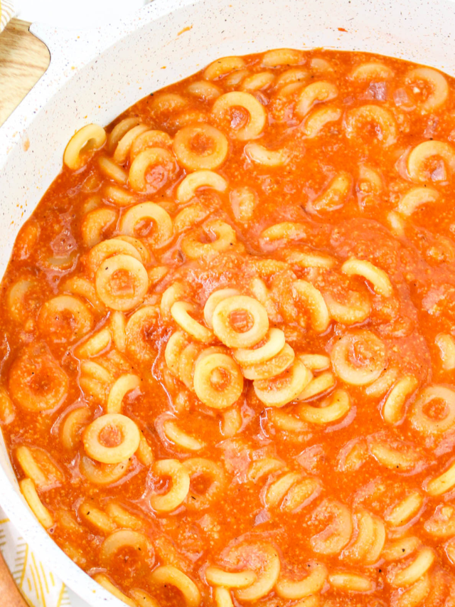 Homemade Spaghettios
