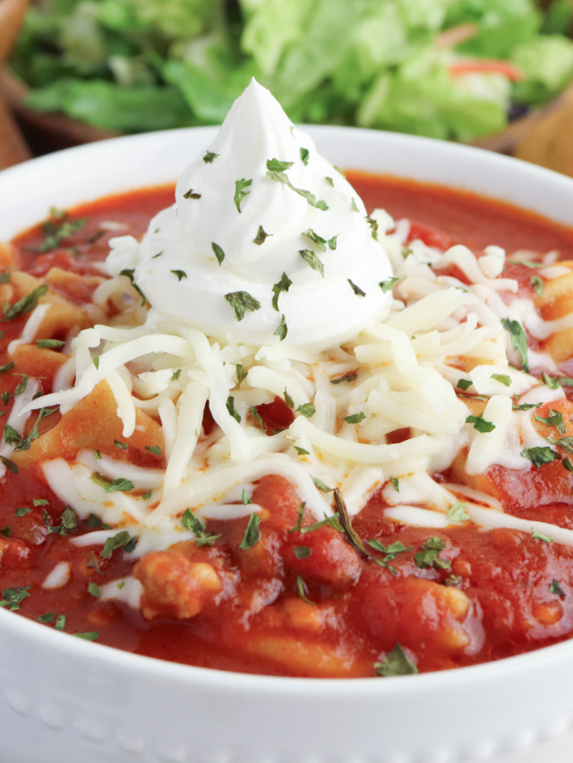 Slow Cooker Lasagna Soup