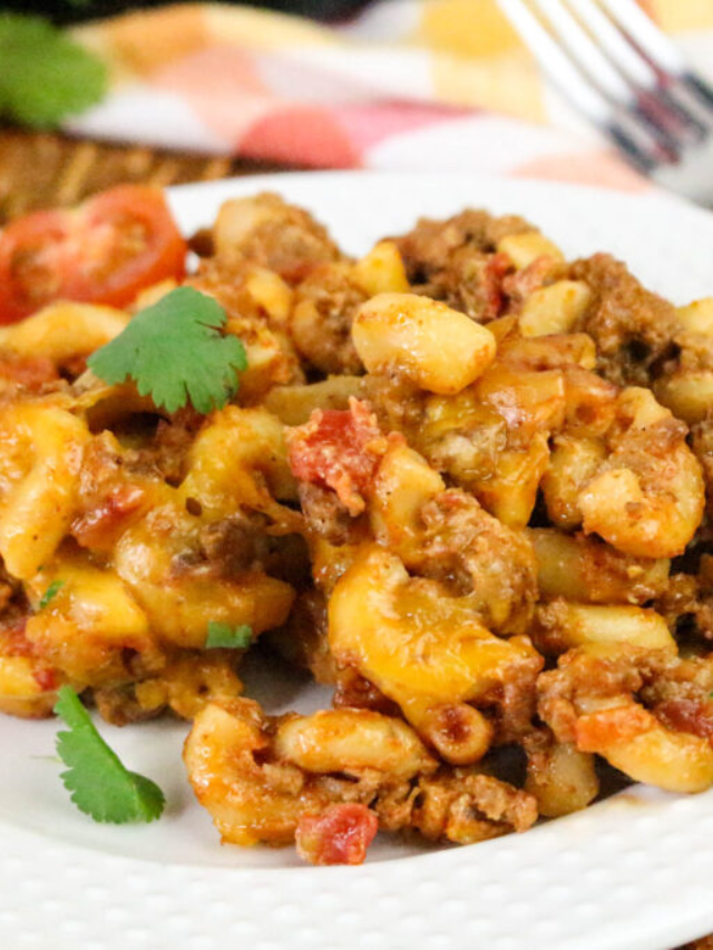 Slow Cooker Taco Pasta